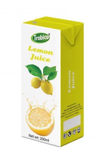 Lemon juice 200ml tetra pak